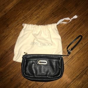 Jimmy Choo Black Wristlet